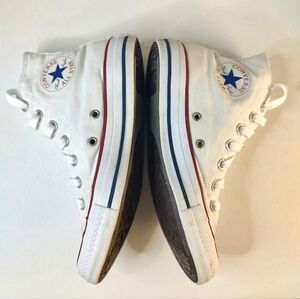 Adult White Converse All Star Sneakers Size 6.5 Women's 4.5 Men's Hi Tops